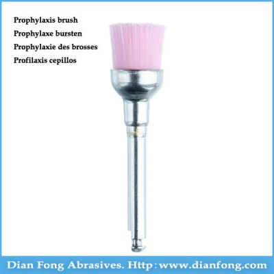 R4cr Red Cup Shaped Prophy Brush Dental Nylon Rotary Brush