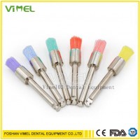 Dental Prophy Polishing Brush Latch Type Nylon Bristles Flat