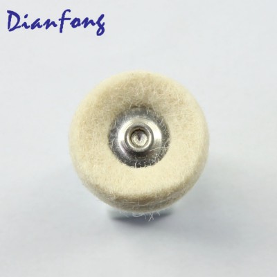 T22 High Density Dental Laboratory White Felt Polishing Wheel