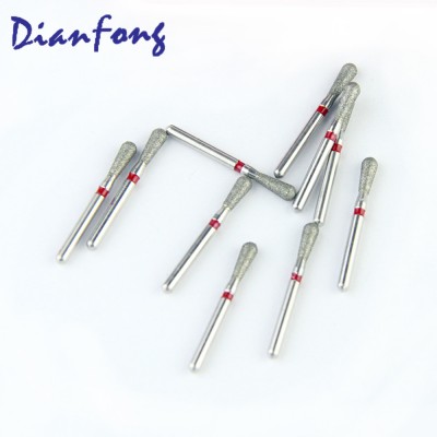 Ex-21f (808LF) High Speed Fg ISO 314 Diamond Dental Bur