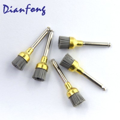 R4al High Quality Hot Sale Abrasive Fiber Prophy Cup Dentist Products Dental Polishing Brush