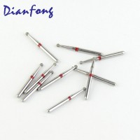 Br-41f Fine Grit ISO Ce Certified Round Shaped High Speed Dental Diamond Bur Dental China