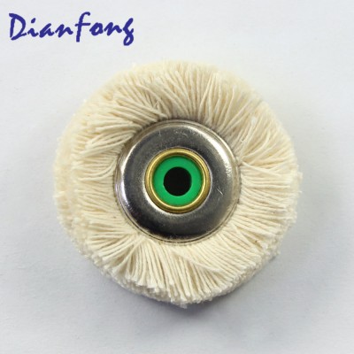 48mm Cotton Yarn Soft Lathe Polish Brush Dental Accesseries