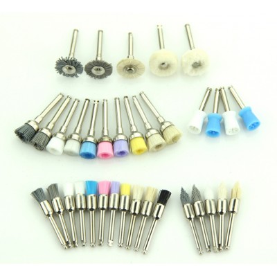 Colorful Hard Nylon Goat Bristle Dental Polishing Latch Type Brush