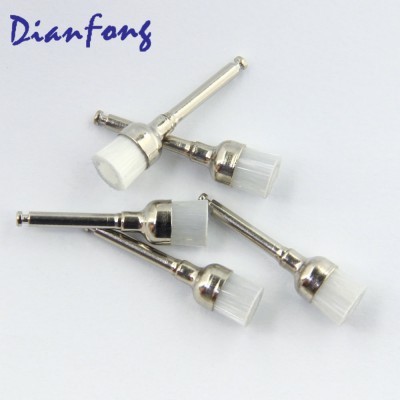 R4cc High Quality Clear Nylon Latch Dentist Products Dental Polishing Brush Prophylaxis Brush