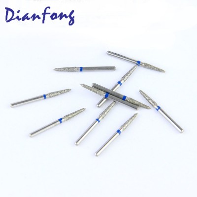 878K18 Medium Grit Torpedo Fg High Speed Ce ISO Certified Dental Diamond Bur Dental Drill