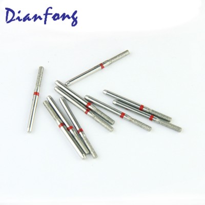 Sf-21f Ce ISO Certified Fine Grit Cylindrical Fg High Speed Dental Diamond Bur